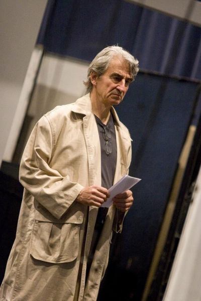Sam Waterston in rehearsal for King Lear, directed by James Macdonald, running at The Photo