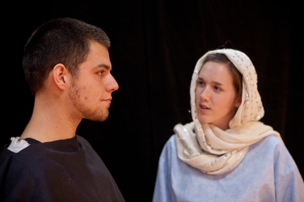 Lucas Campbell and Alice Turner in NATHAN THE WISE Photo