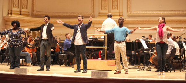 Exclusive Coverage: Rehearsal with IRVING BERLIN: RAGS TO RITZES Image