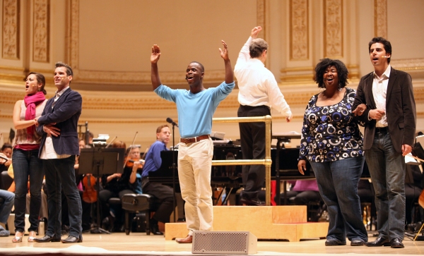 Exclusive Coverage: Rehearsal with IRVING BERLIN: RAGS TO RITZES Image
