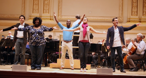 Exclusive Coverage: Rehearsal with IRVING BERLIN: RAGS TO RITZES Image