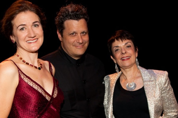 Cheryl Henson, Isaac Mizrahi & Cora Cahan Photo