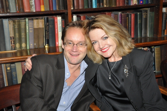 Michael Riedel and Alison Fraser Photo