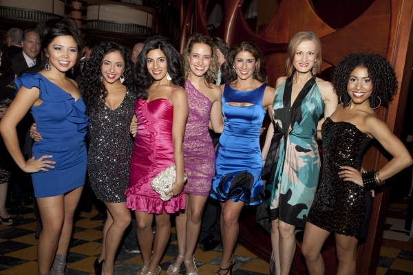 Catherine Ricafort, Sharon Sayegh, Halle Morse and the Ladies of MAMMA MIA! Photo