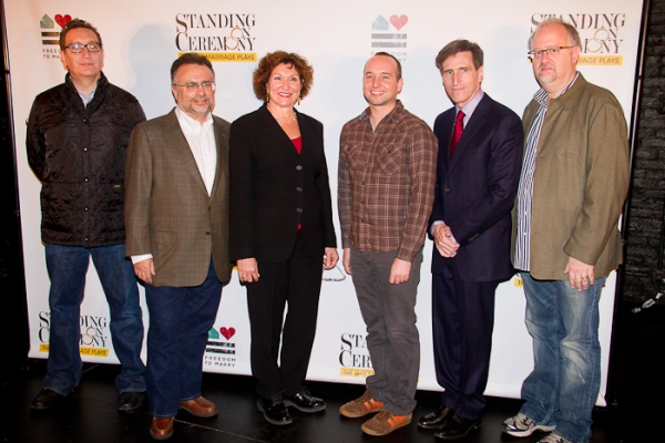 Moises Kaufman, Richard Frankel, Joan Stein, Jordan Harrison, Paul Rudnick, and Doug  Photo