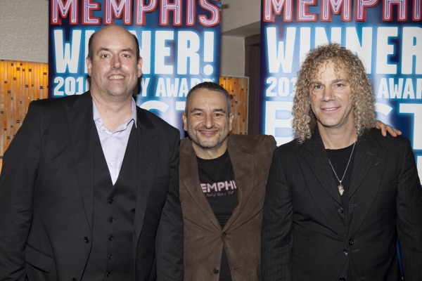 Christopher Ashley, Joe DiPietro and David Bryan Photo