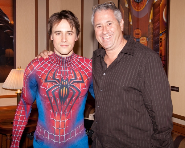 Photo Flash: Mike Myers & Latin American Orphans Visit SPIDER-MAN Image