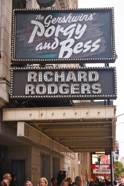 Photo Flash: New Marquee for PORGY & BESS Image