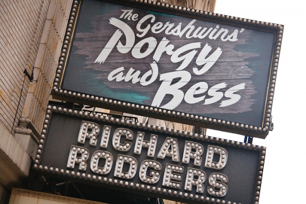 Photo Flash: New Marquee for PORGY & BESS Image