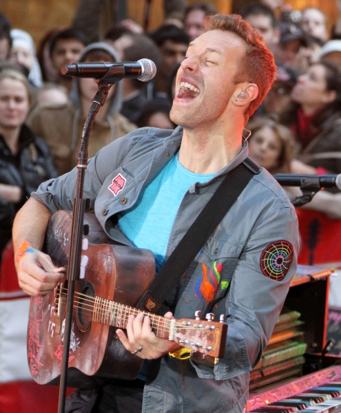Photo Flash: Coldplay Performs at the Today Show 
