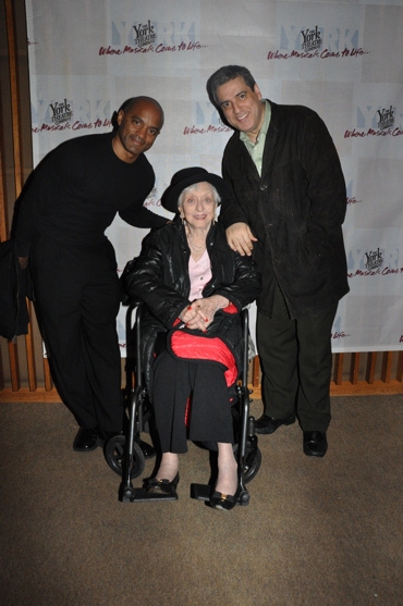 Derrick Young, Celeste Holm and Frank Basile Photo