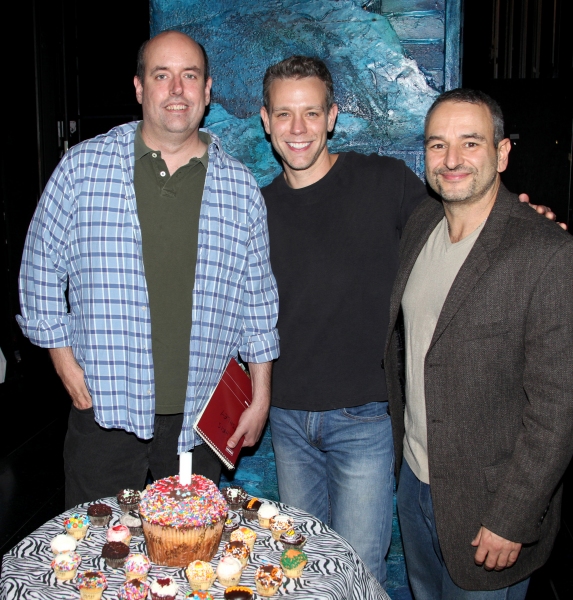 Photo Coverage: Backstage Birthday Celebration for Adam Pascal at MEMPHIS! Image