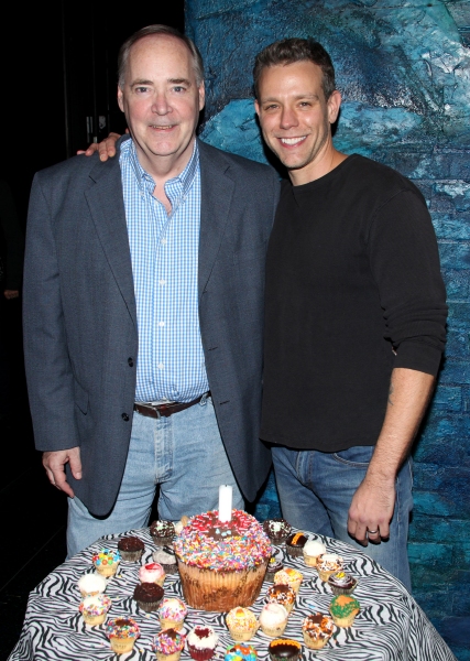 Photo Coverage: Backstage Birthday Celebration for Adam Pascal at MEMPHIS! Image