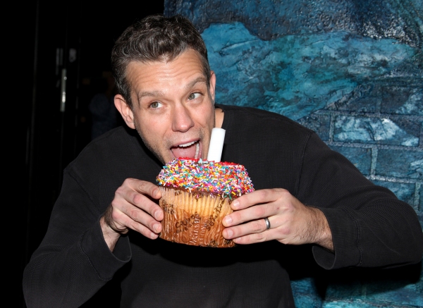 Photo Coverage: Backstage Birthday Celebration for Adam Pascal at MEMPHIS! Image