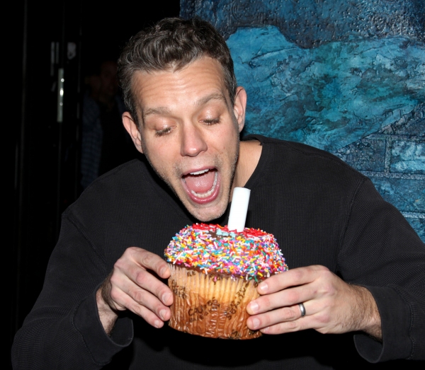 Photo Coverage: Backstage Birthday Celebration for Adam Pascal at MEMPHIS! Image
