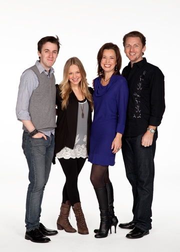 Andrew Mueller, Jenni Barber, Michelle Duffy and Jason Danieley 
 Photo