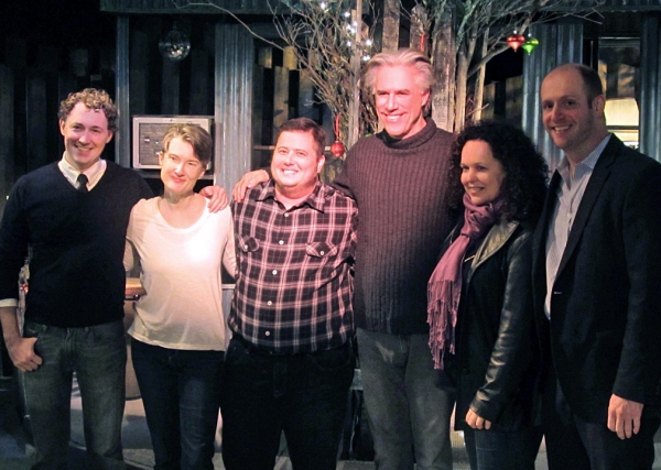 Book author and lyricist Dan Collins, Annette O'Toole, Chaz Bono, Jeff McCarthy, comp Photo