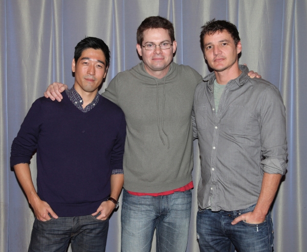 Peter Kim, Trent Dawson and Pedro Pascal Photo