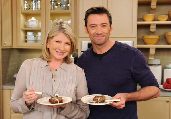 Photo Flash: Hugh Jackman Visits Martha Stewart! Image