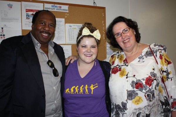 Photo Flash: Cast of THE OFFICE Visits BRING IT ON Image