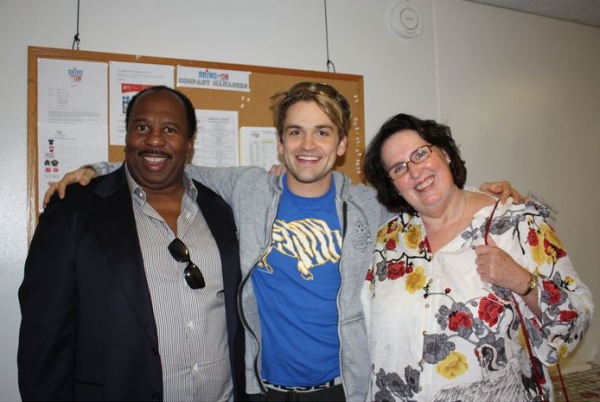 Photo Flash: Cast of THE OFFICE Visits BRING IT ON Image