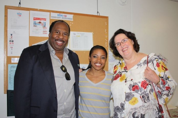 Photo Flash: Cast of THE OFFICE Visits BRING IT ON Image