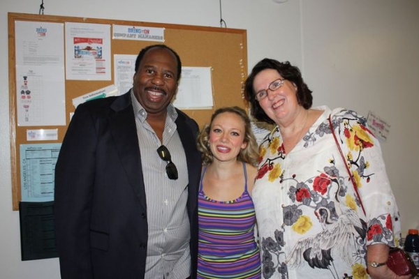 Photo Flash: Cast of THE OFFICE Visits BRING IT ON Image