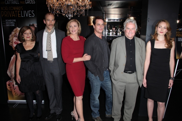 Photo Coverage: Kim Cattrall, Paul Gross & PRIVATE LIVES Meet the Press Image