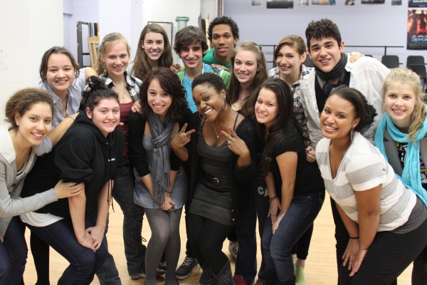 KENITA MILLER and the HTHS cast of XANADU in Rehearsal  Photo