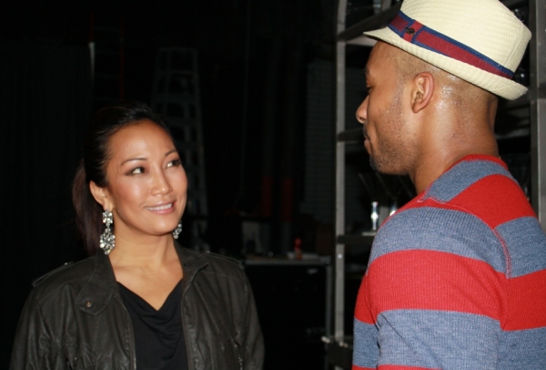 Photo Flash: DANCING WITH THE STARS' Carrie Ann Inaba Visits COME FLY AWAY Image