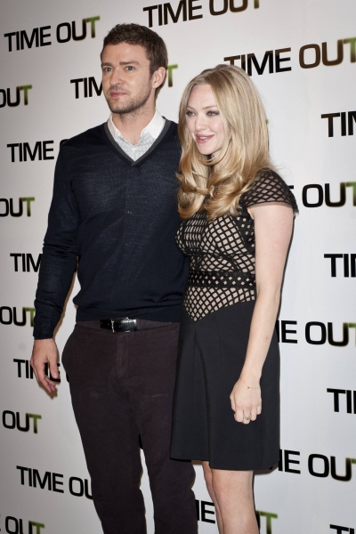 Photo Flash: Timberlake & Seyfried at IN TIME Photocall in Paris Image