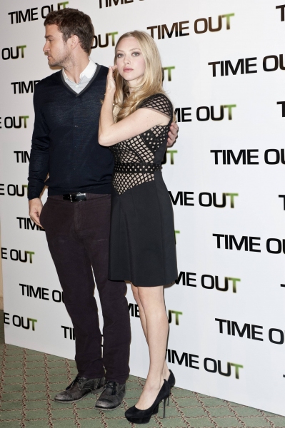 Photo Flash: Timberlake & Seyfried at IN TIME Photocall in Paris Image