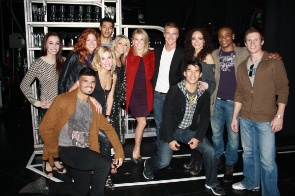 Photo Flash: Julianne and Derek Hough Visit COME FLY AWAY at Pantages Theatre Image