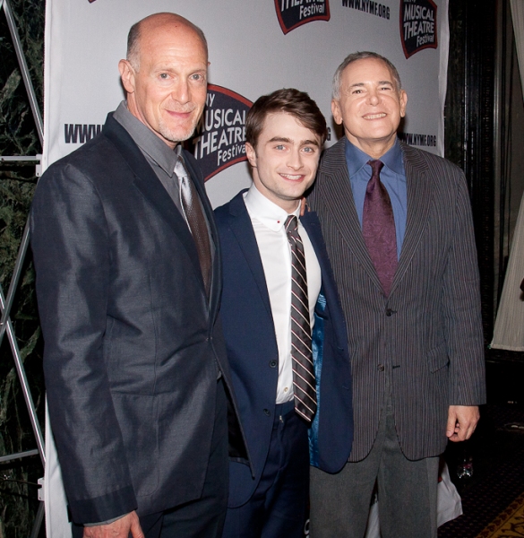 Neil Moren, Daniel Radcliffe, and Craig Zadan Photo