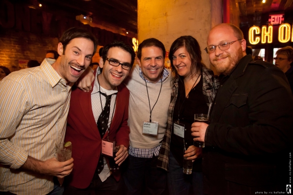 Photo Flash: Adam Gwon, Kate Wetherhead, et al. at Festival of New Musicals Party Image