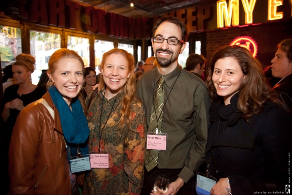 NAMT Member Stephanie Cowan, writers Cara Reichel and Peter Mills, NAMT Member Tara S Photo