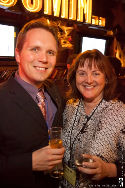 NAMT New Works Director Branden Huldeen with Michelle Yaroshko Photo