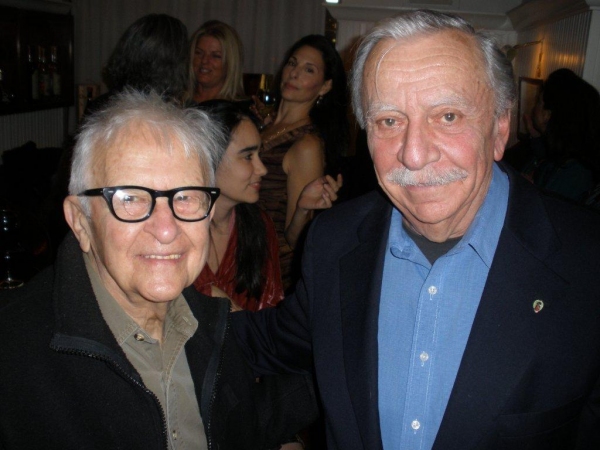  filmmaker Albert Maysles & producer Emanuel Azenberg Photo