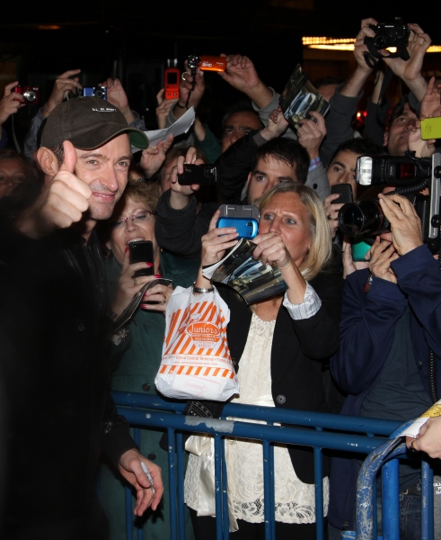 Photo Coverage: HUGH JACKMAN, BACK ON BROADWAY - Opening Night Curtain Call & Stage Door Image