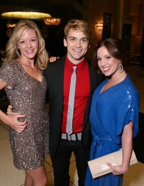 LOS ANGELES, CA - NOVEMBER 11: (L-R) Cast members Kate Rockwell, Neil Haskell and Nik Photo