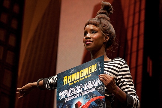 Photo Coverage: T.V. Carpio Bids Farewell to SPIDER-MAN - Final Curtain Call Image