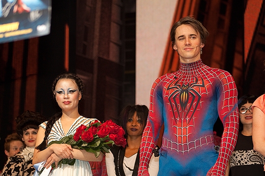 Photo Coverage: T.V. Carpio Bids Farewell to SPIDER-MAN - Final Curtain Call Image