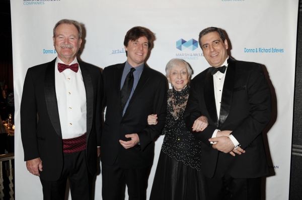 Brian Duperreault, Joshua Bell, Celeste Holm and Frank Basile Photo