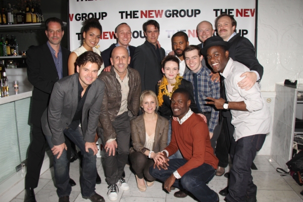 Photo Flash: Hunter Foster, Adam Trese, et al. at BURNING Opening! Image