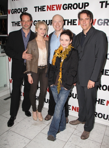 Photo Flash: Hunter Foster, Adam Trese, et al. at BURNING Opening! Image