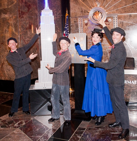 Photo Coverage: MARY POPPINS Lights the Empire State Building in Honor of 5th Broadway Anniversary Image