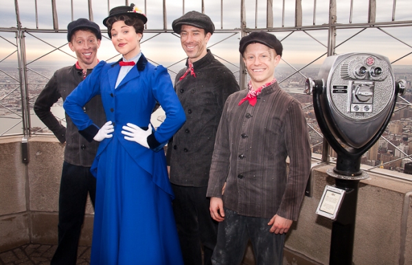 Photo Coverage: MARY POPPINS Lights the Empire State Building in Honor of 5th Broadway Anniversary Image