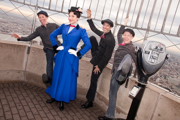 Photo Coverage: MARY POPPINS Lights the Empire State Building in Honor of 5th Broadway Anniversary Image