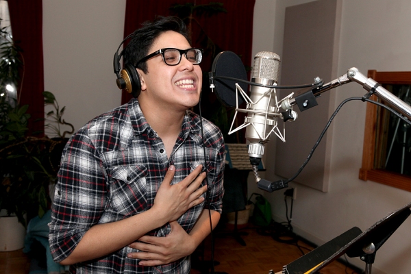 Photo Flash: Inside GODSPELL's Cast Recording Session! Image