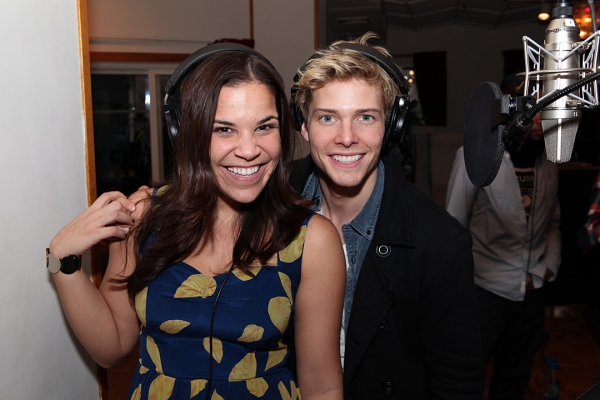 Photo Flash: Inside GODSPELL's Cast Recording Session! Image